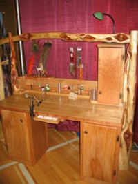 Diamond Willow Custom Log Table