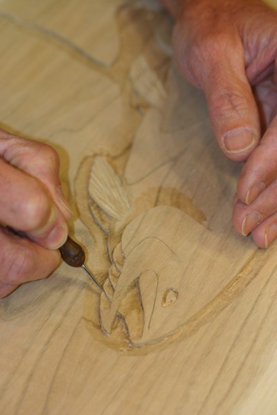 Carving in Progress