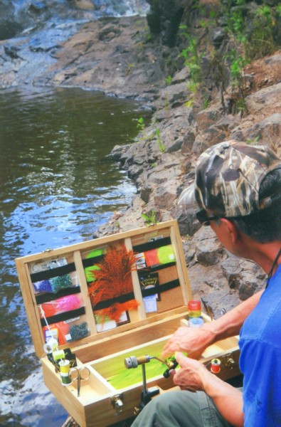 Fly Tying on The River